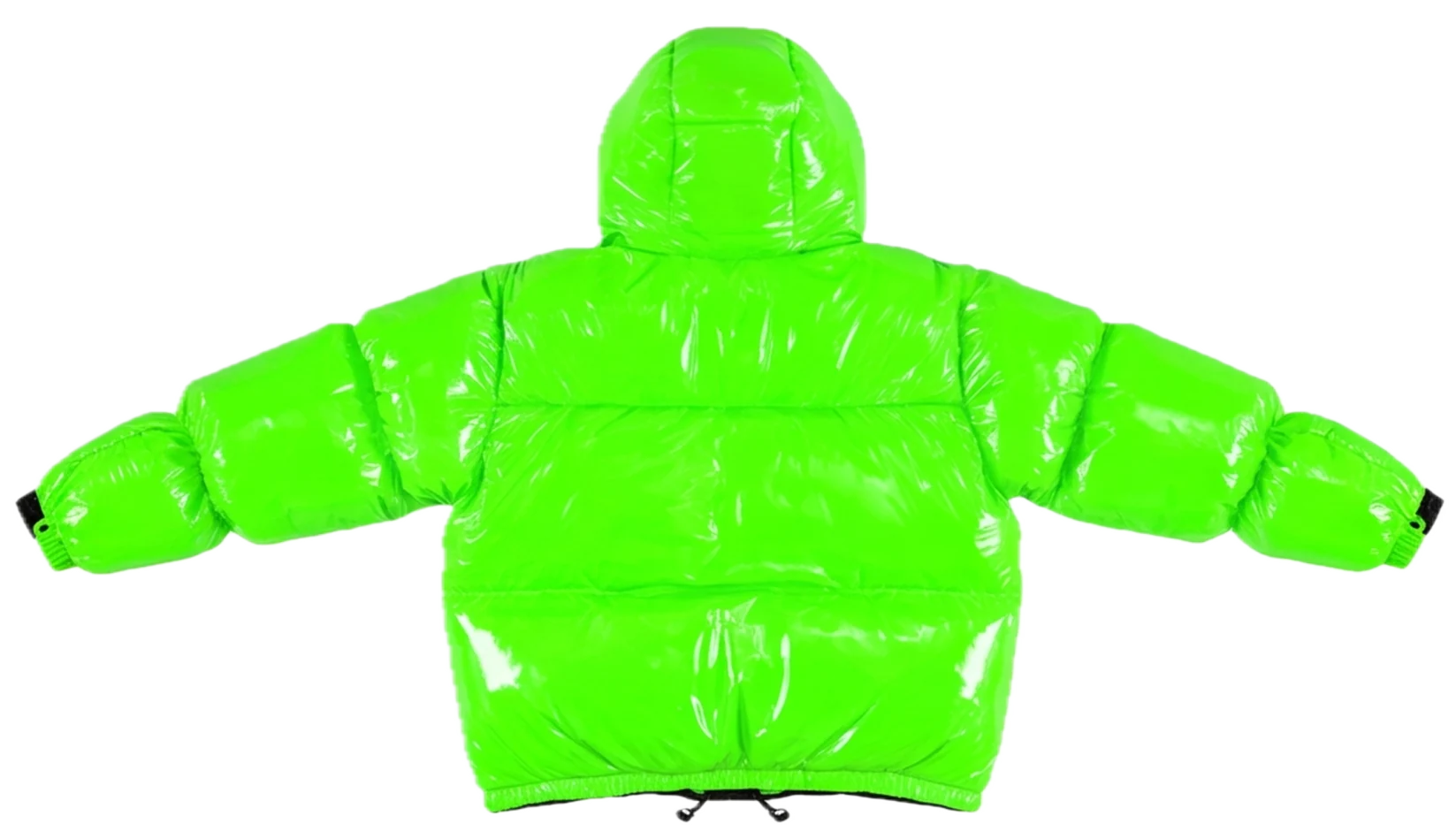 Jacket — Neon Green Back